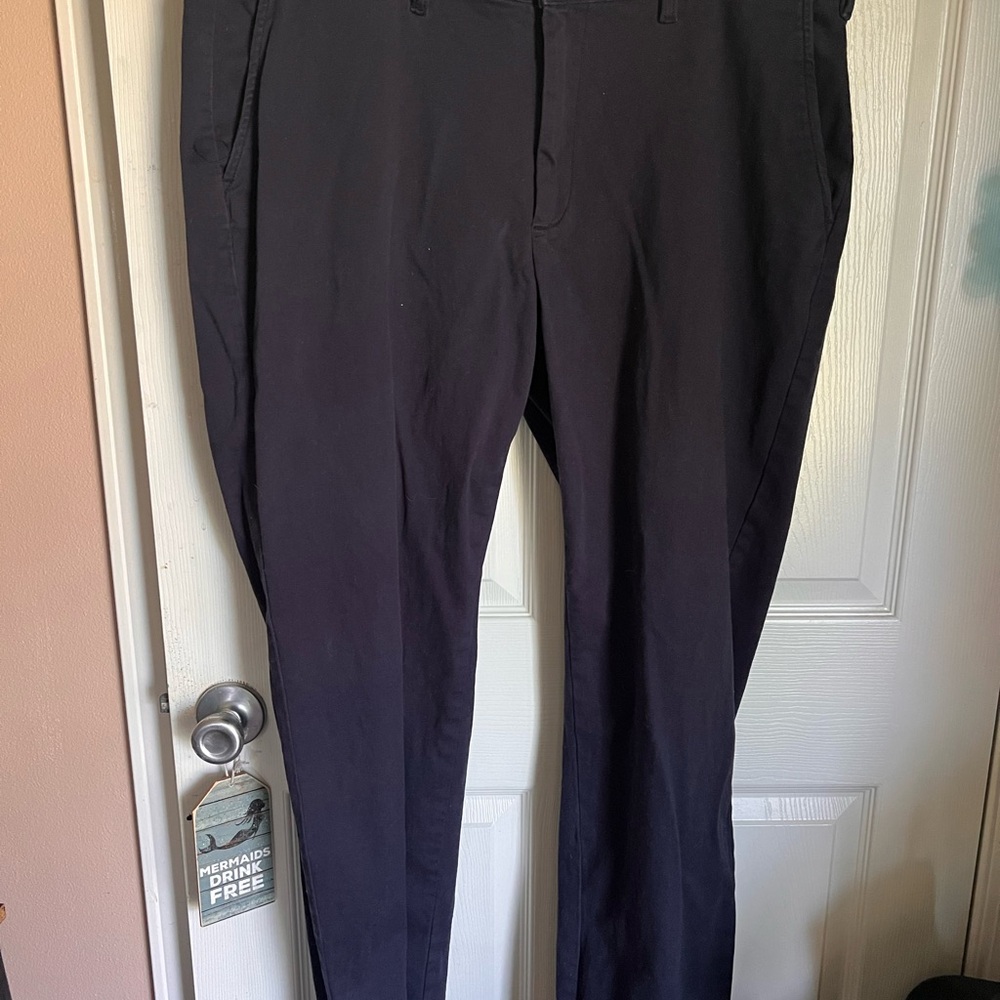 Men's Navy Nautica Pants‎